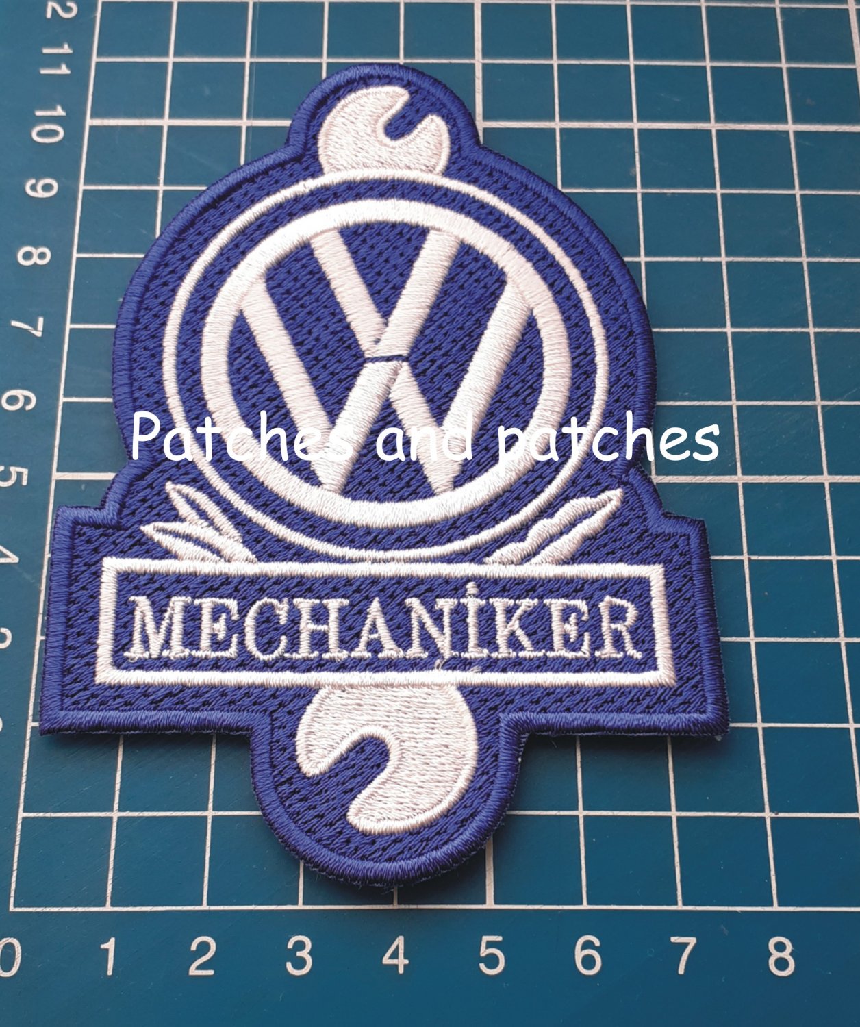 VW Volkwagen Mechaniker Patch German Car Auto Mechanic Auto Tuning Racing Sew On