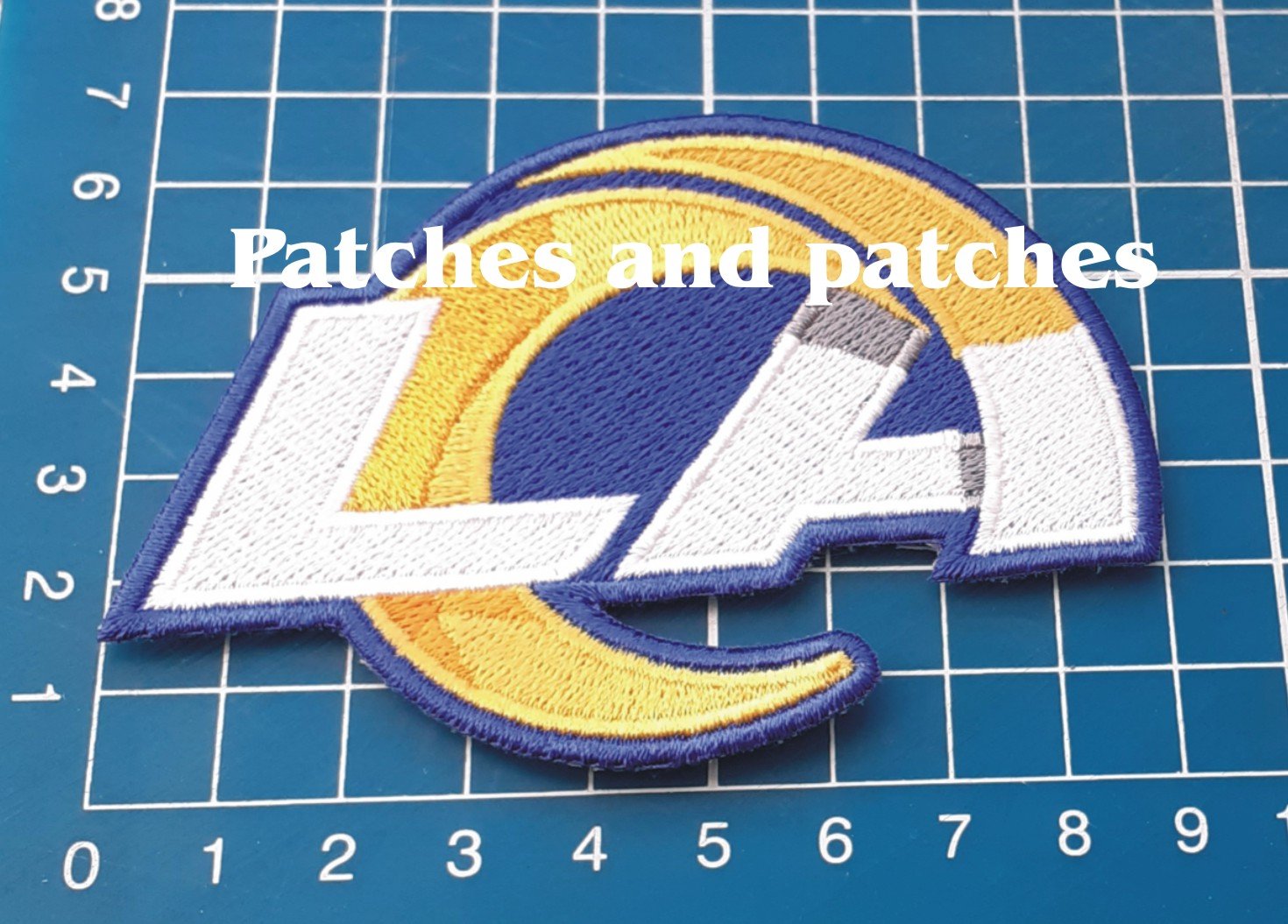 2020 LOS ANGELES RAMS LA RAMS FOOTBALL NFL SUPERBOWL LOGO PATCH SEW EMBROIDERED