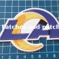 2020 LA RAMS FOOTBALL NFL SUPERBOWL LOS ANGELES RAMS LOGO PATCH SEW EMBROIDERED