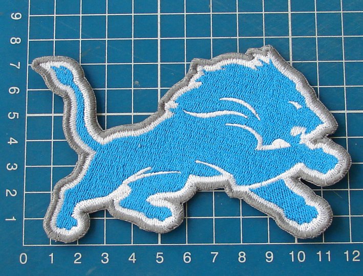 Detroit Lions Logo NFL Patch Embroidered Badge Emblem Applique