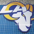2020 LA RAMS FOOTBALL NFL SUPERBOWL LOS ANGELES RAMS LOGO PATCH SEW EMBROIDERED