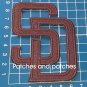 2020 San Diego Padres SD MLB Baseball Brown or Yellow Sew On Jersey Patch