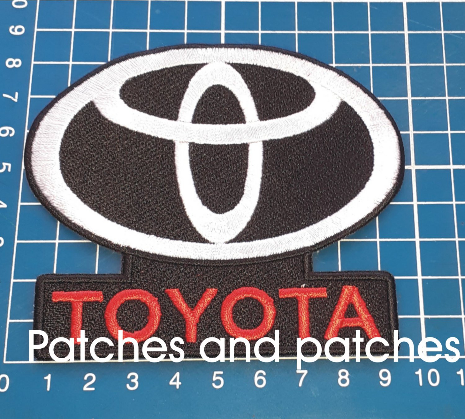 Toyota Logo Motor Company Automaker Car Racing Trucks Sew on Embroidery ...