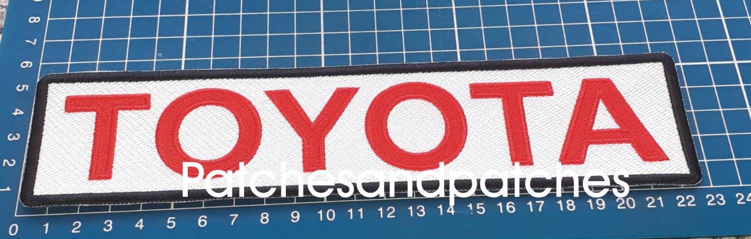 Toyota Logo Motor Company Automaker Car Racing Trucks Sew on Embroid  Patches