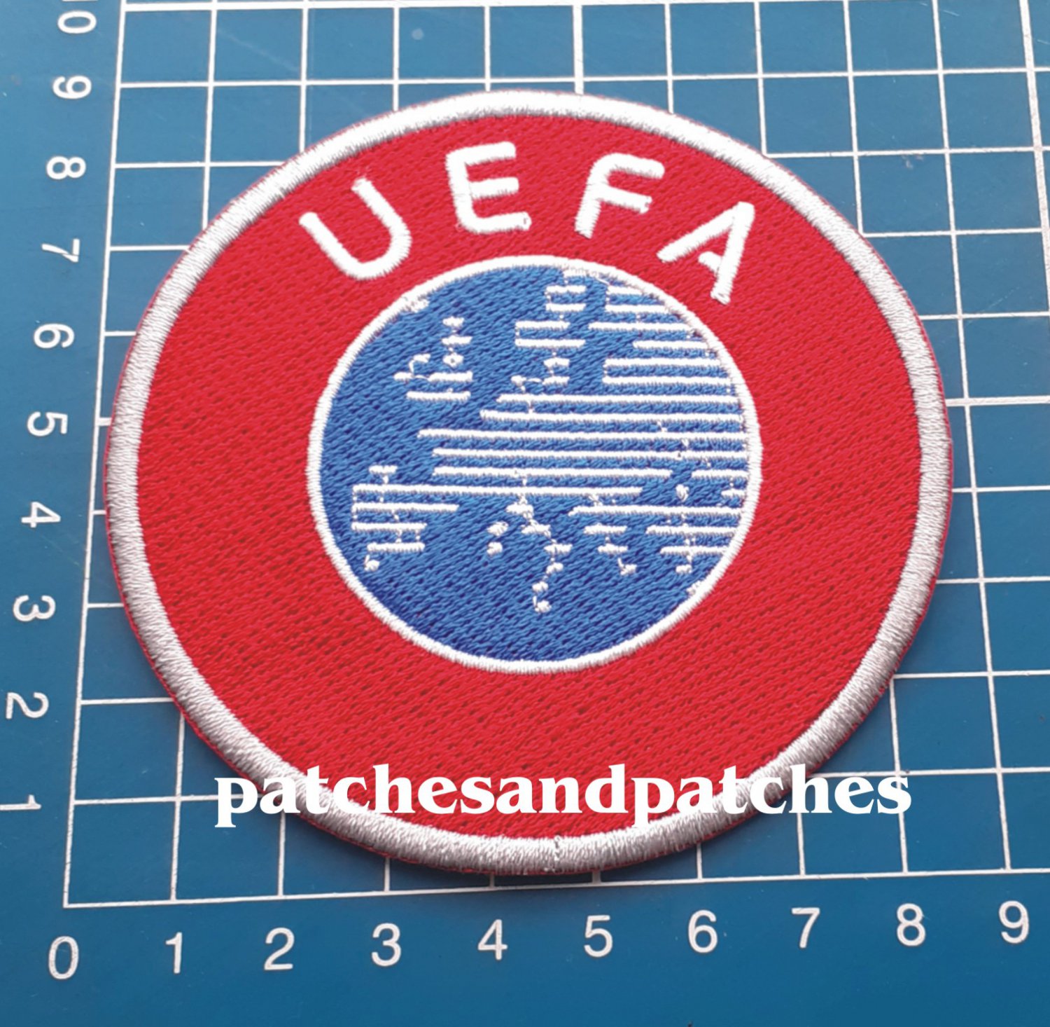 UEFA European Euro Cup logo Football Soccer Badge Patch sew on embroid Aufn&Atilde;&curren;her