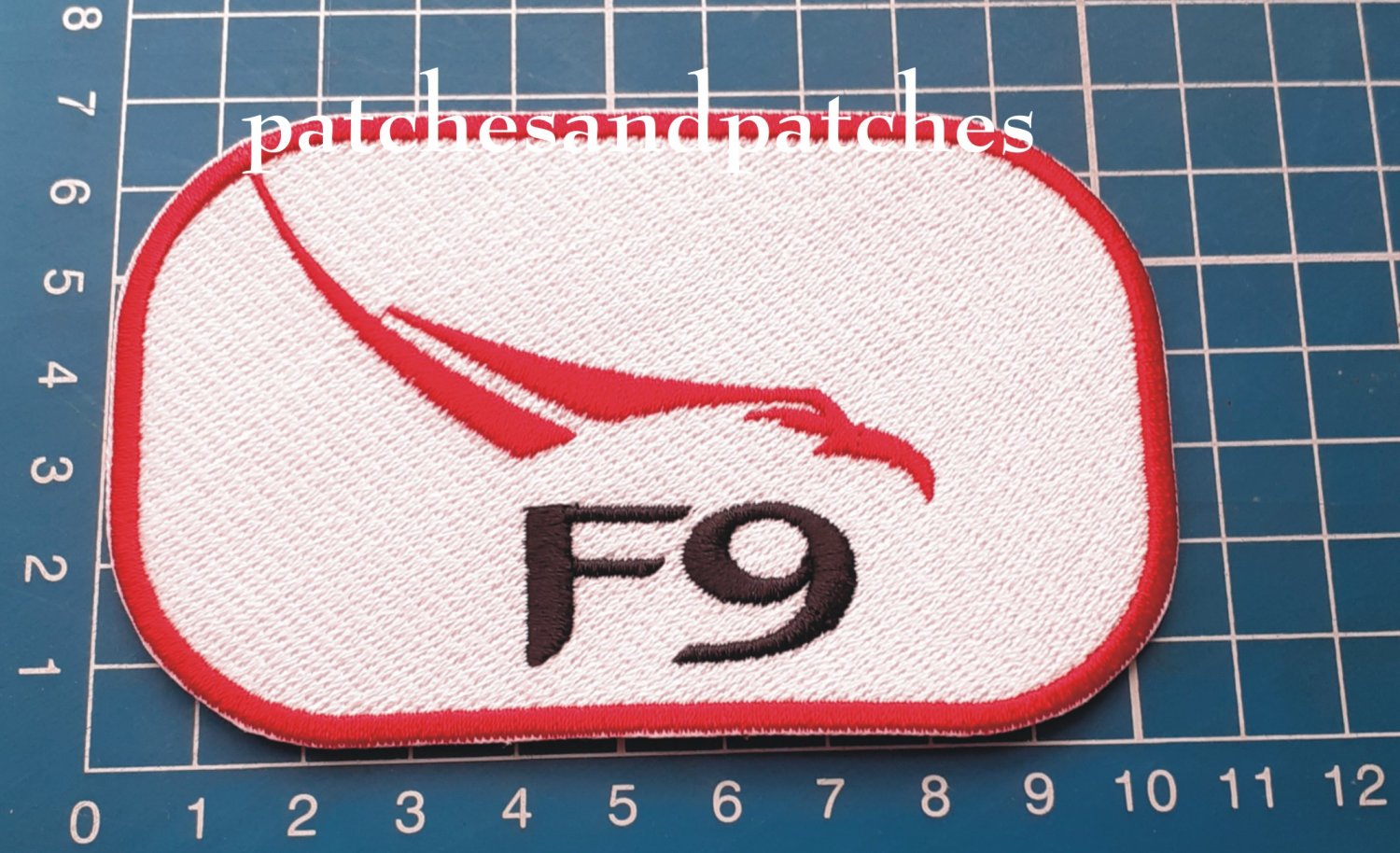 NASA SpaceX F9 Falcon 9 logo sew on embroidery Patch