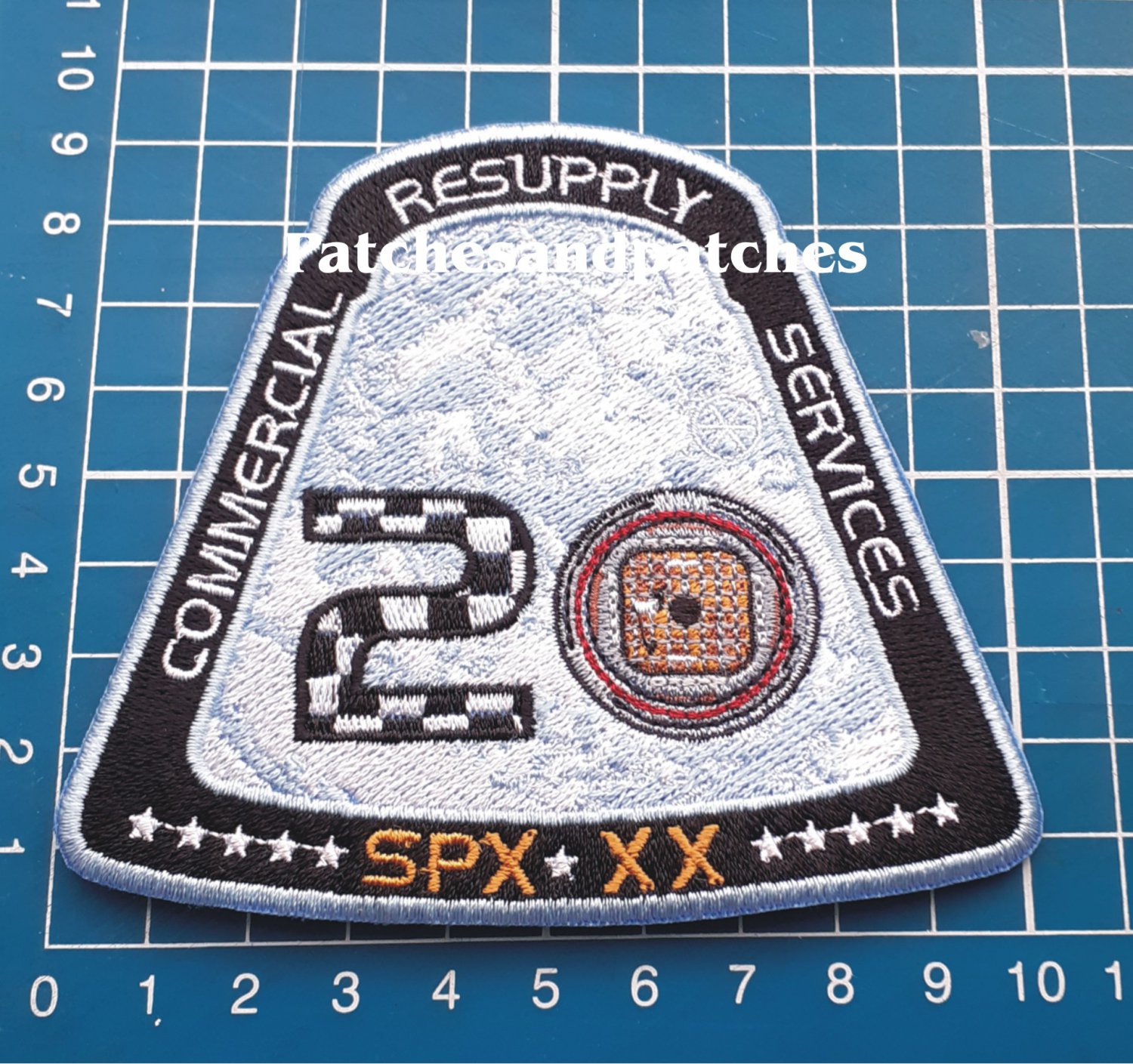 SpaceX Crew Dragon CRS-20 SPX-XX NASA Commercial Resupply Services ISS Patch