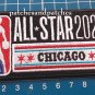 2020 NBA All Star Game logo Chicago Black Basketball 4" Patch Jersey Embroidered