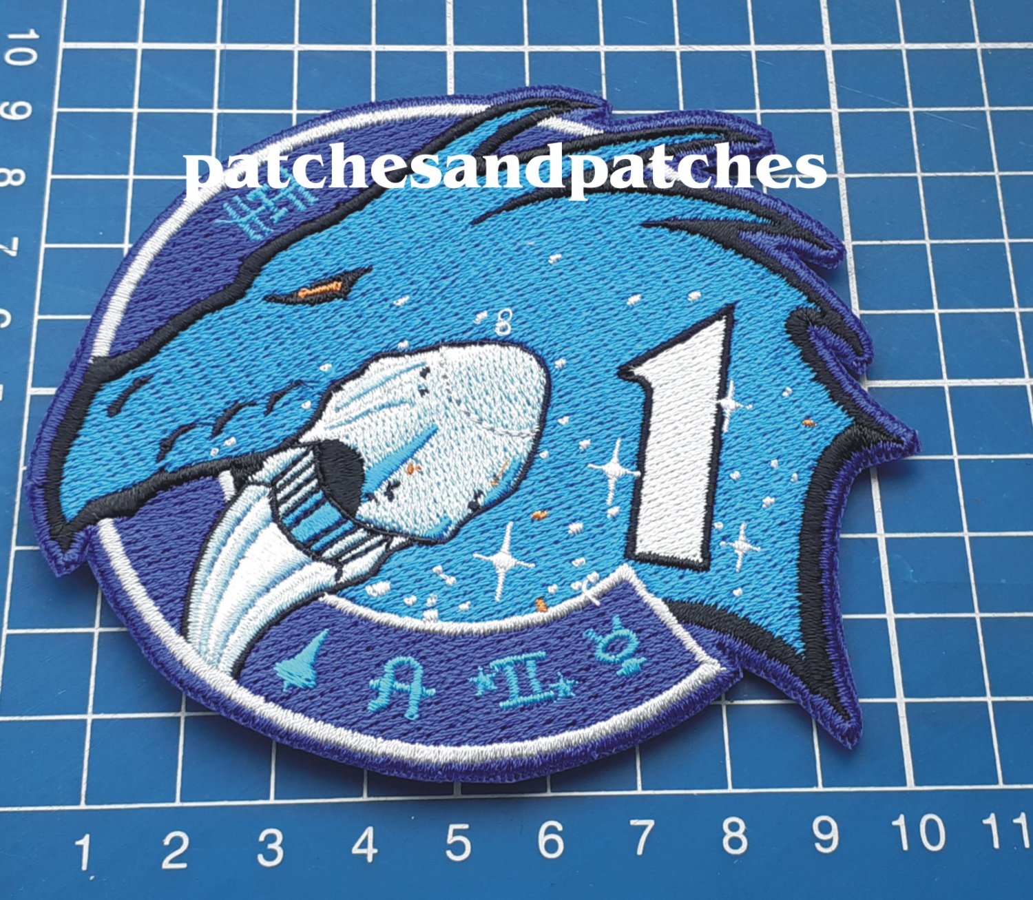 SpaceX Crew-1 NASA Human Space Flights USVC-1 Dragon-1 US Vehicle-1 USA Patch