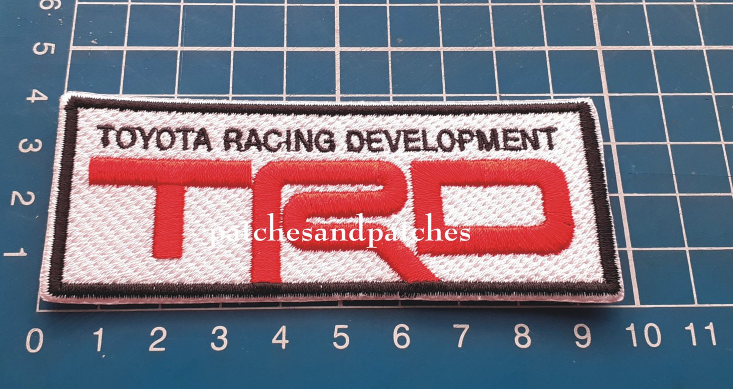 Trd Toyota Racing Development Logo Car Racing Trucks Sew On Embroidery