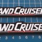 Toyota Landcruiser Logo Car Racing Trucks 4x4 Sew on Embroidery 2pcs Patch
