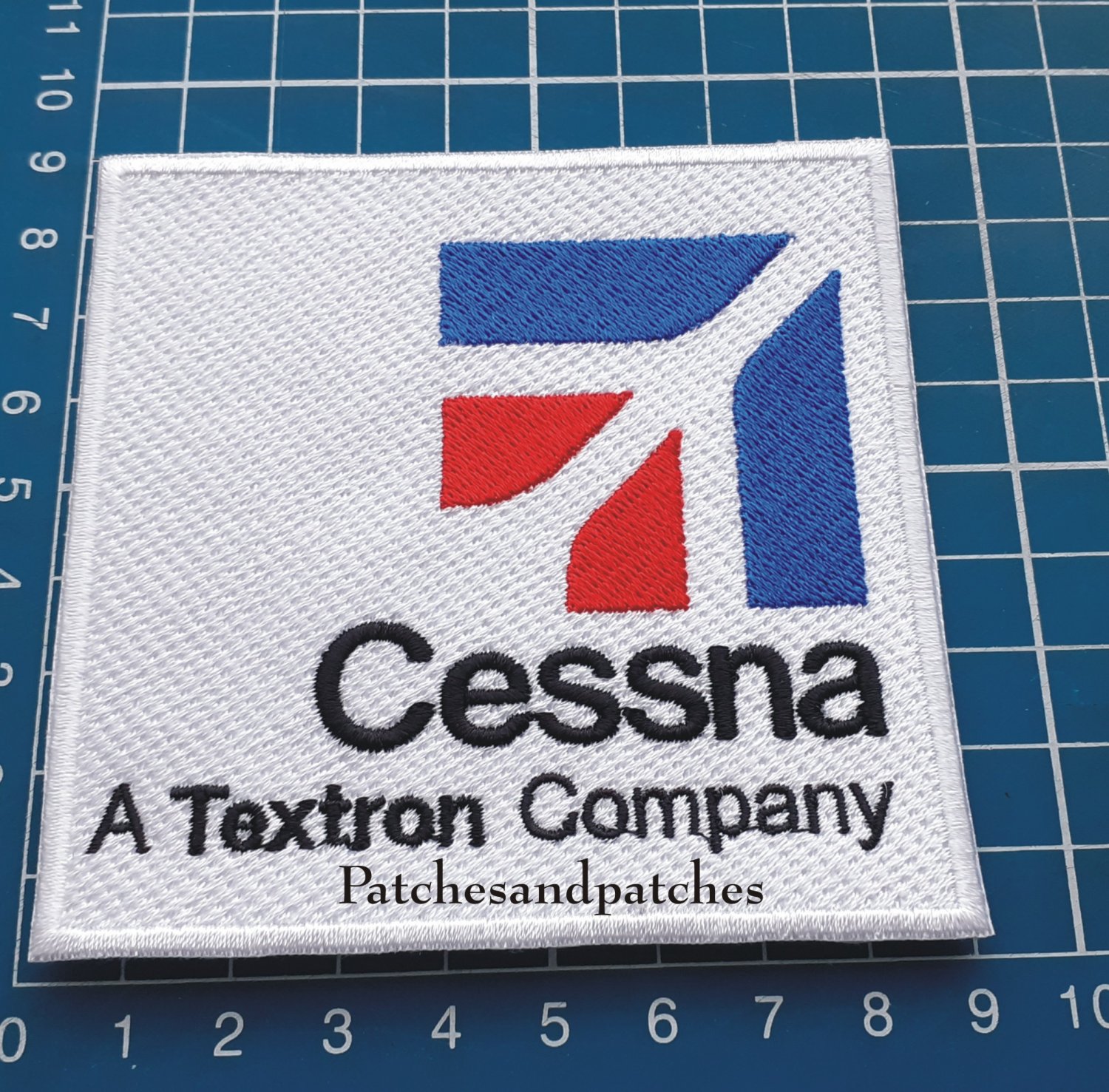 Cessna A Textron Company Logo Patch Boeing Aviation Jersey sew on embroidery
