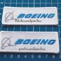 Boeing Aviation Transportion Logo Patch Jersey 2pcs sew on embroidery