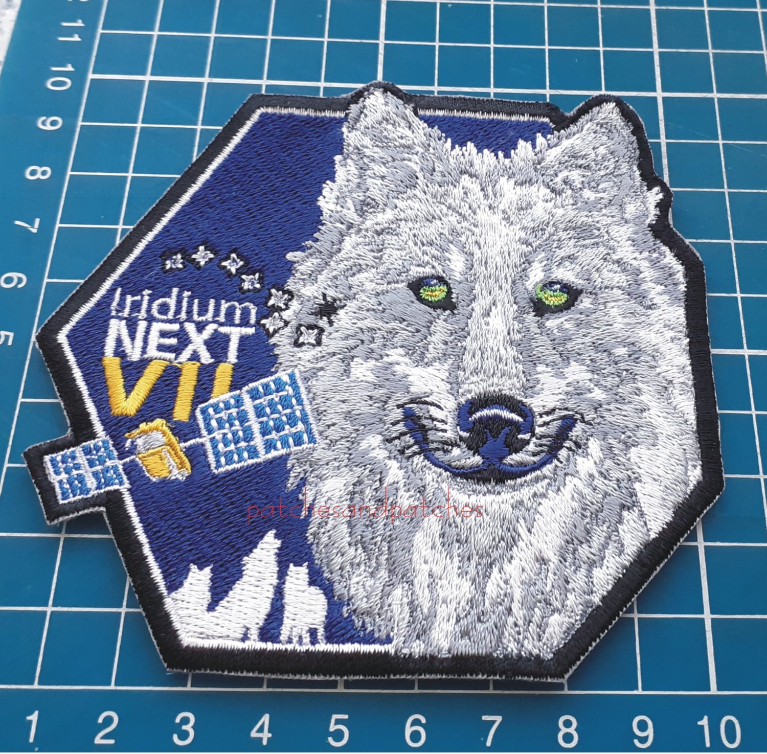 SpaceX Iridium NEXT VII Iridium Space Mission Logo Patch Repro Launch Satellite