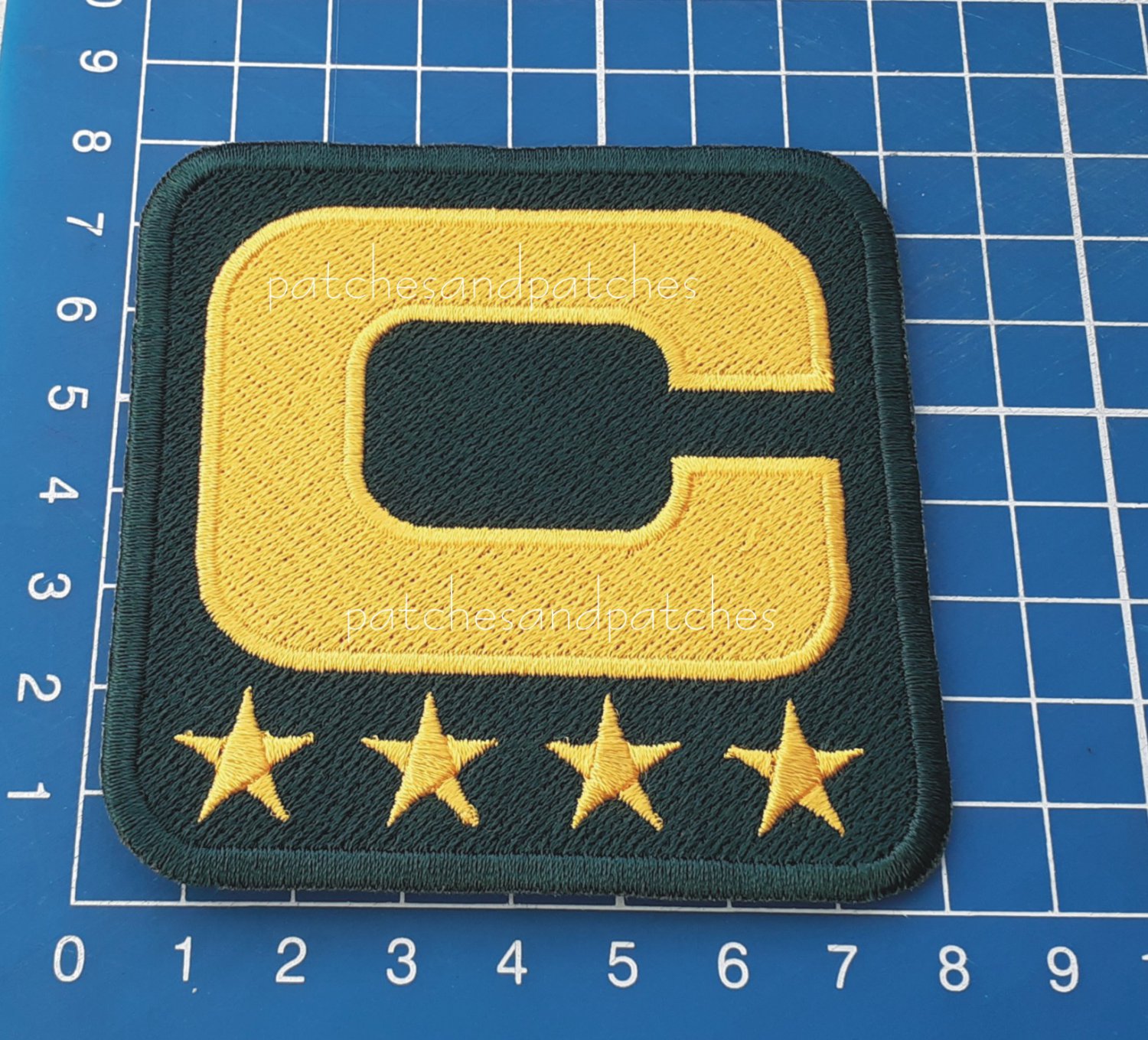 2020 Green Bay Packers Captain C Patch NFL Football USA Sports Jersey sew on embroidery