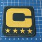 2020 Green Bay Packers Captain C Patch NFL Football USA Sports Jersey sew on embroidery