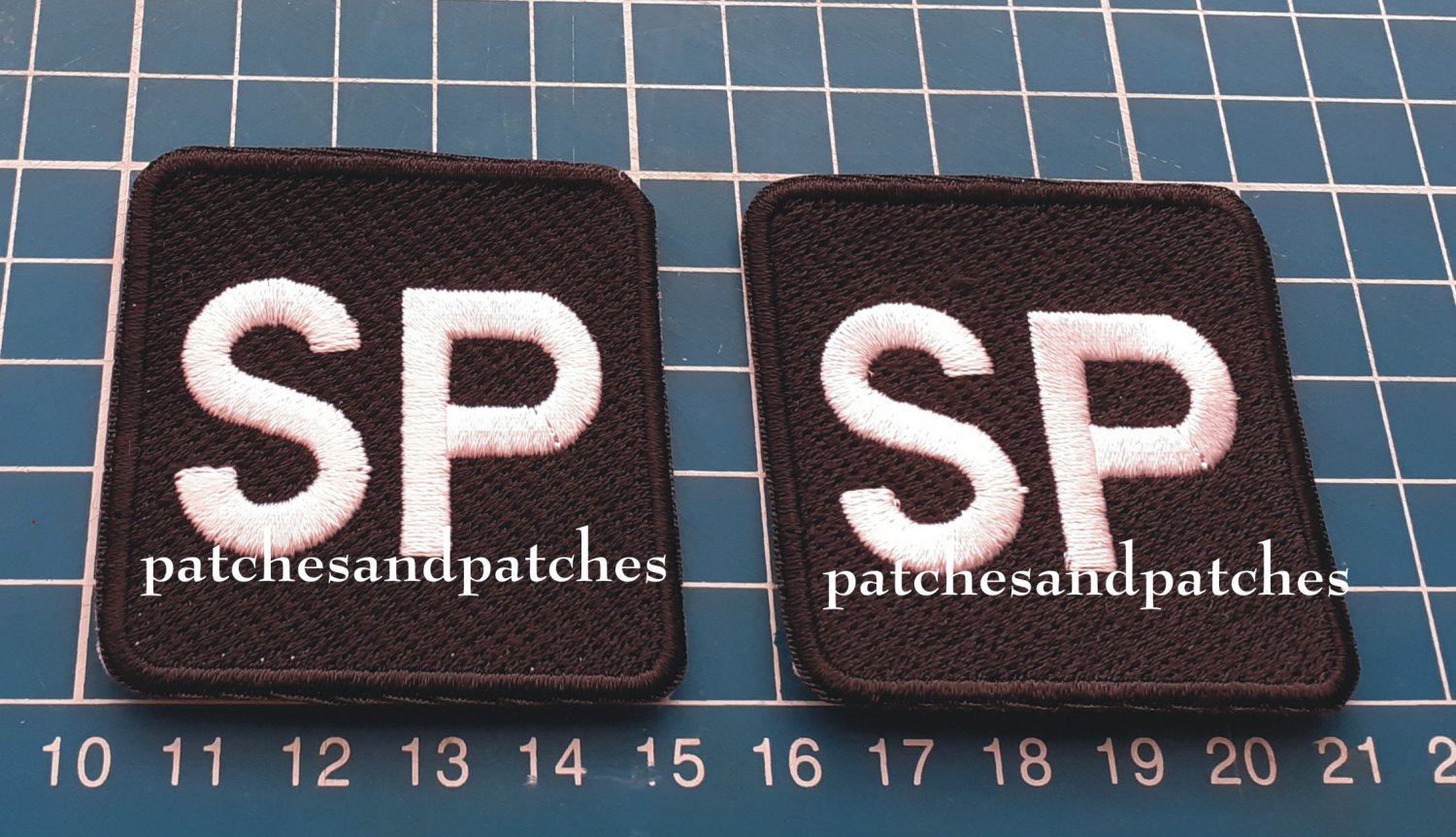 MLB Baseball Umpires SP Steve Palermo Memorial Logo Patch American League 2 pcs