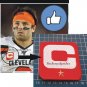 2020 Seasons Cleveland Browns Captain C Patch NFL Football USA Sports Superbowl