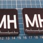 MLB Baseball Umpires MH Marvin Hudson Memorial Logo Patch USA Sports NL1998-1999