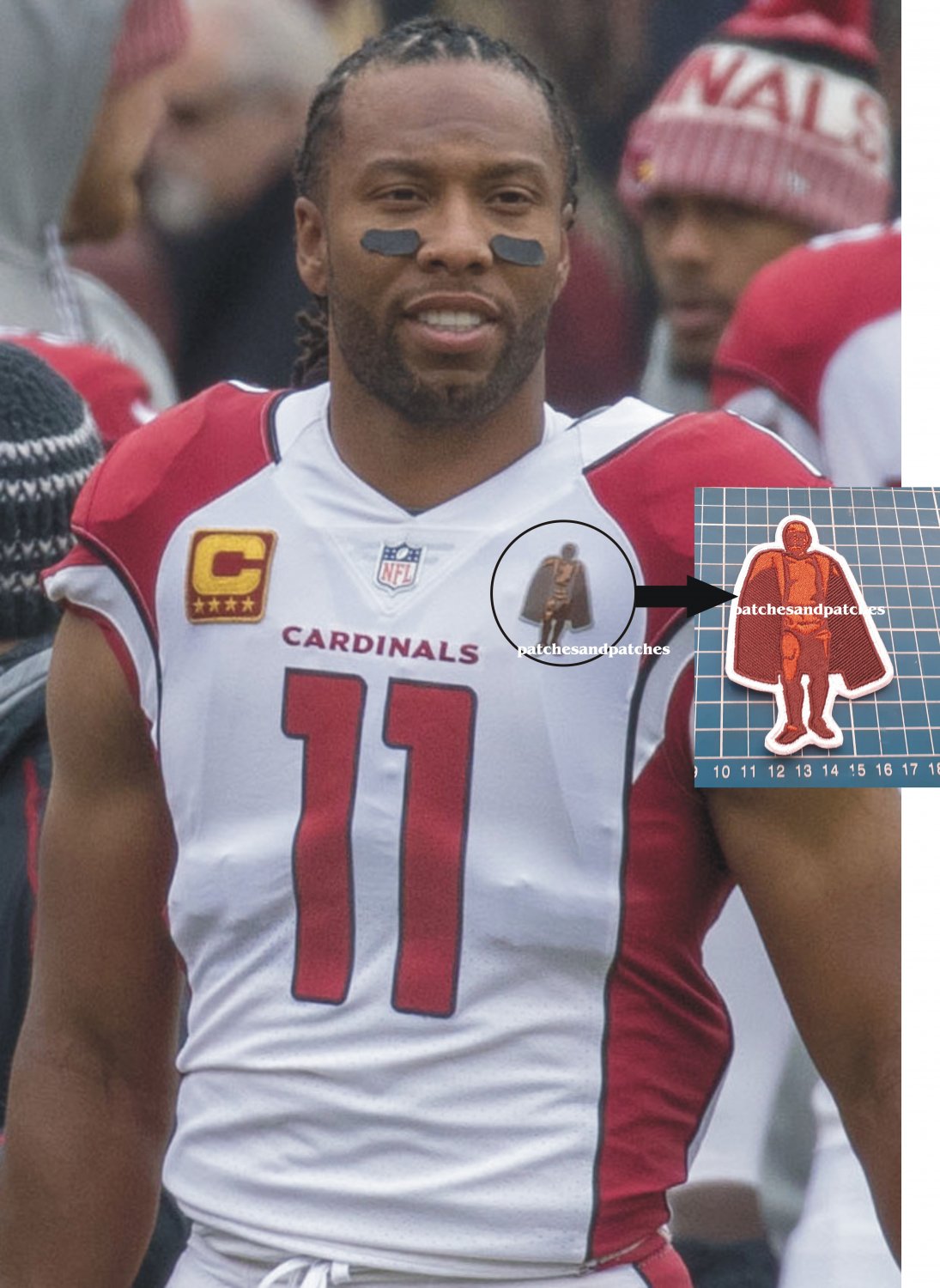 Arizona Cardinals Walter Payton Man Patch NFL Football USA Sports Superbowl