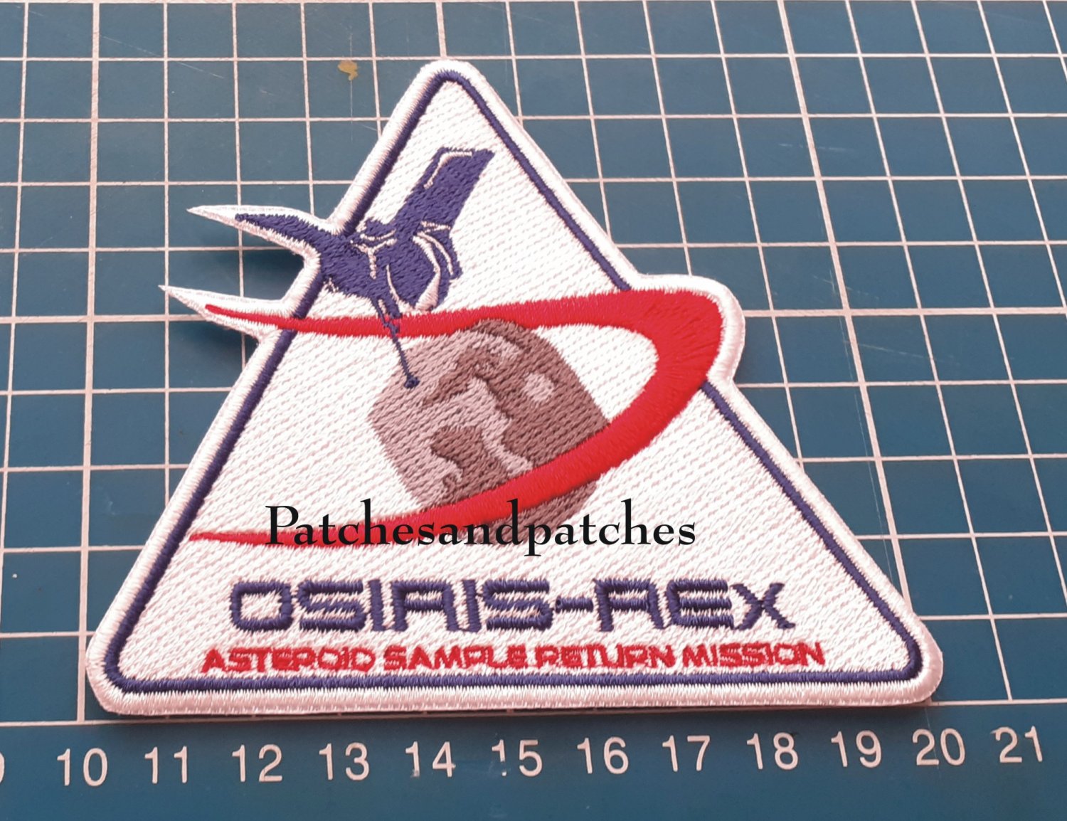 NASA OSIRIS-REx Touch-And-Go (TAG) BENNU ASTEROID SAMPLE RETURM MISSIONS PATCH