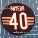 chicago Bears Gale Sayers GS 40 Memorial Logo NFL Football Superbowl USA Sports