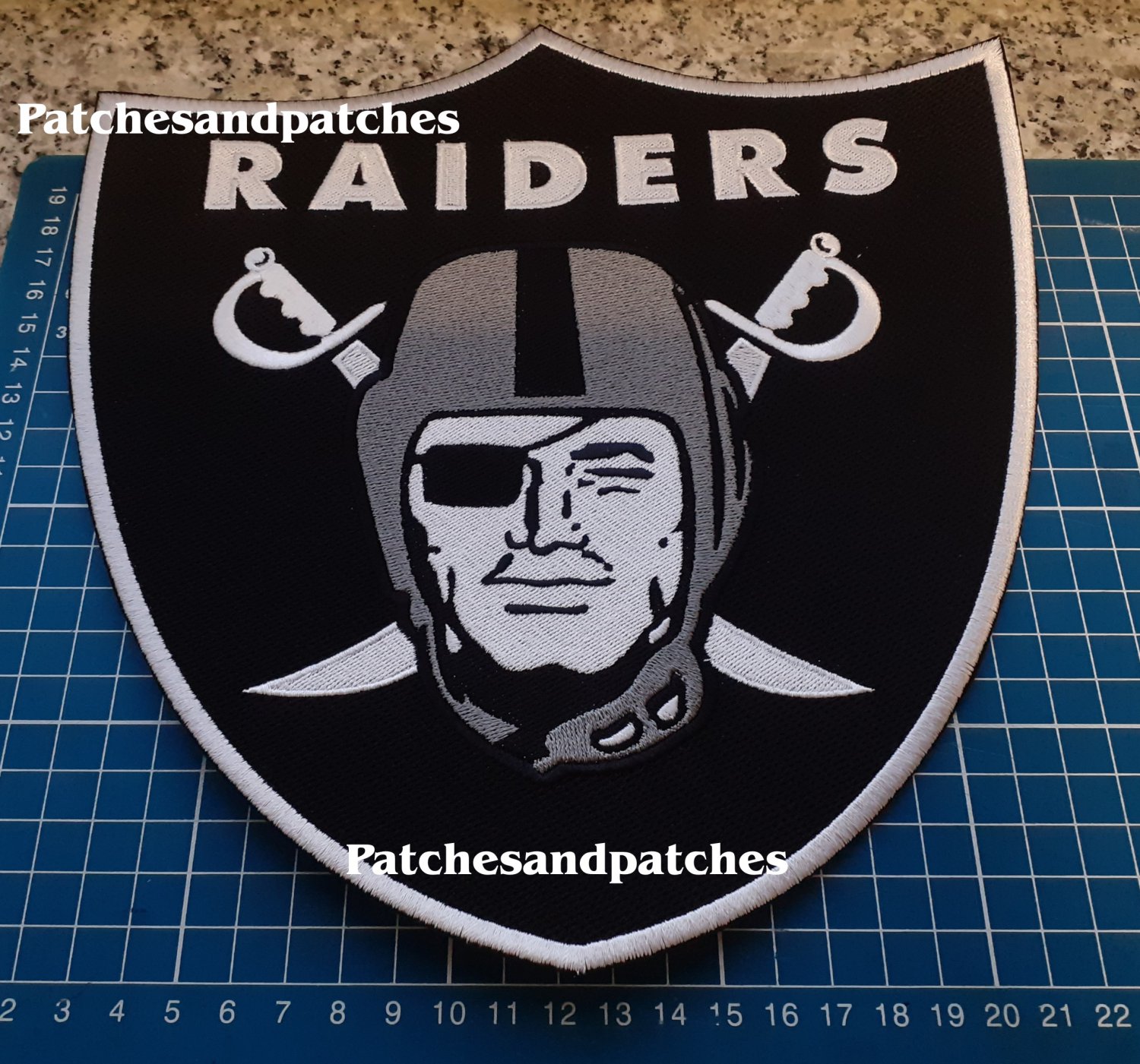 Oakland Raiders Logo Team NFL Football USA Sport Superbowl 10"  huge Emblem Jersey sew