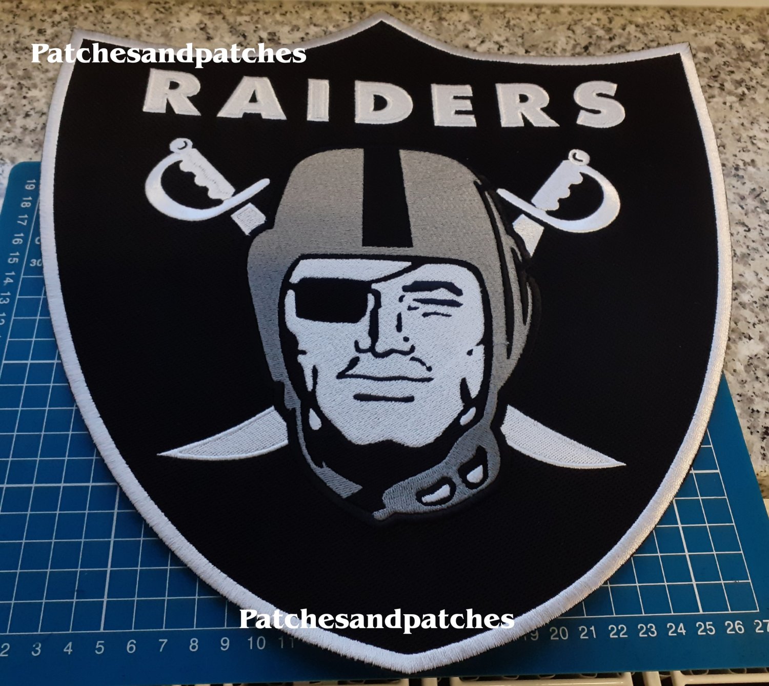 Oakland Raiders Logo Team NFL Football Huge USA Sport Superbowl 13" Emblem Jersey