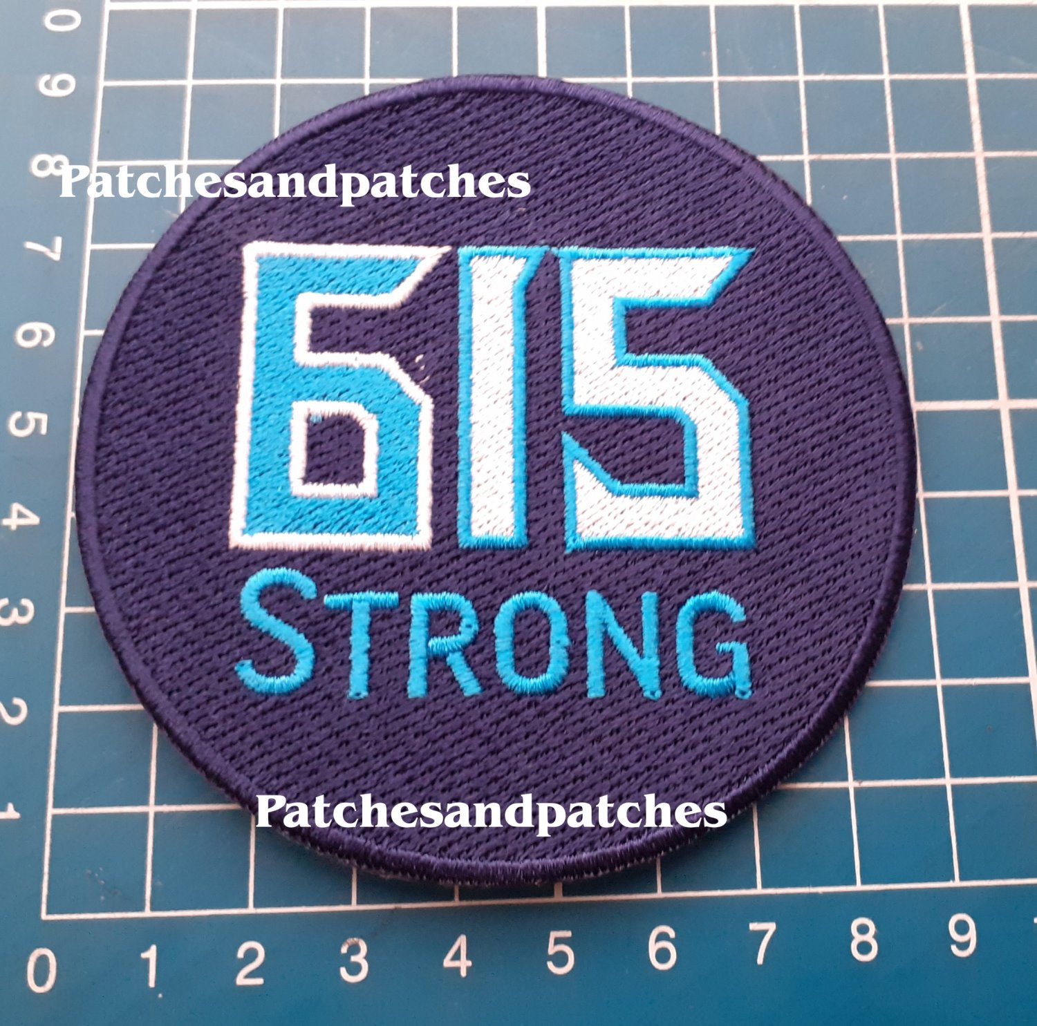 Tennesse Titans 615 Strong Nasville Logo Patch NFL Football USA Sports Superbowl