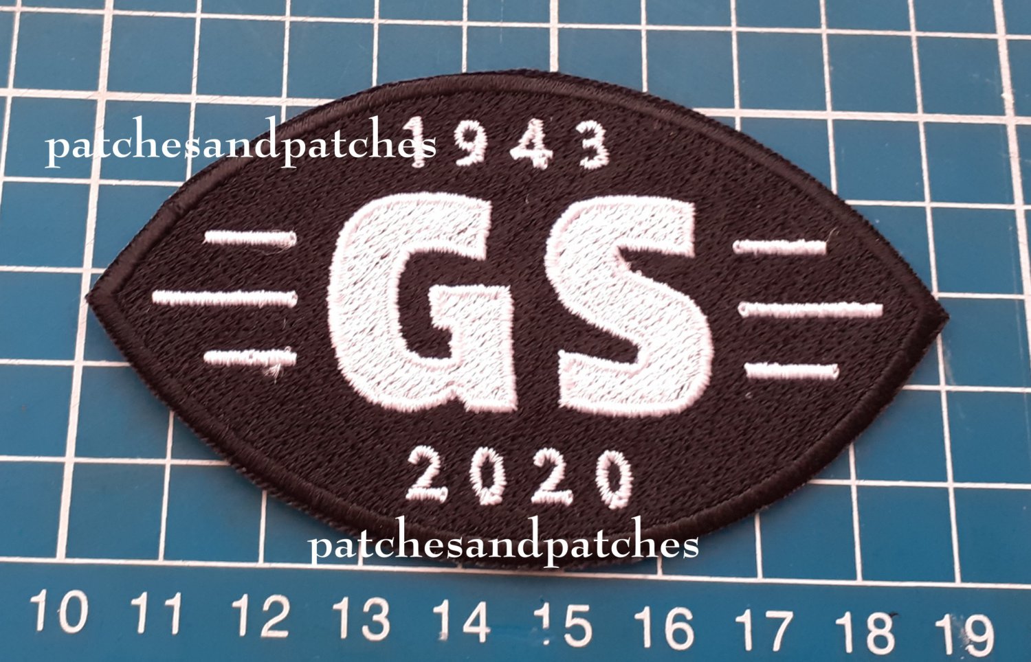 Chicago Bears Gale Sayers GS Memorial Tribute Uniform Logo Patch NFL Football Superbowl USA Sports