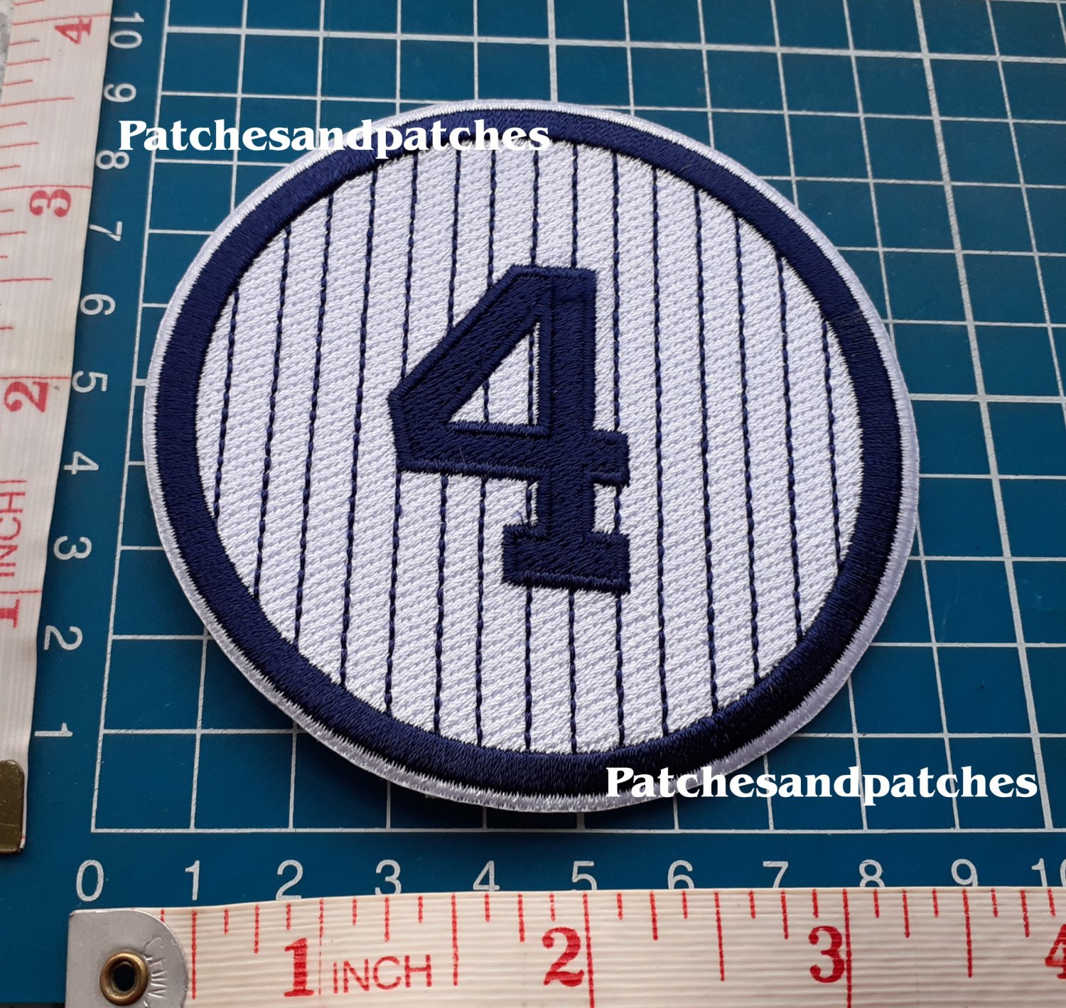 Lou Gehrig No.4 Memorial Logo Patch MLB Baseball USA Sports Emblem Jersey sew on