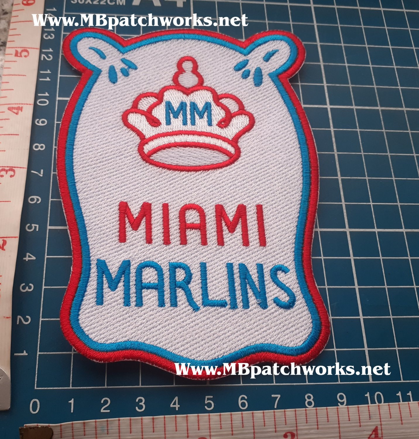 Florida Miami Marlins Sugar Kings Logo Patch MLB Baseball USA Sports Emblem Jersey sew on