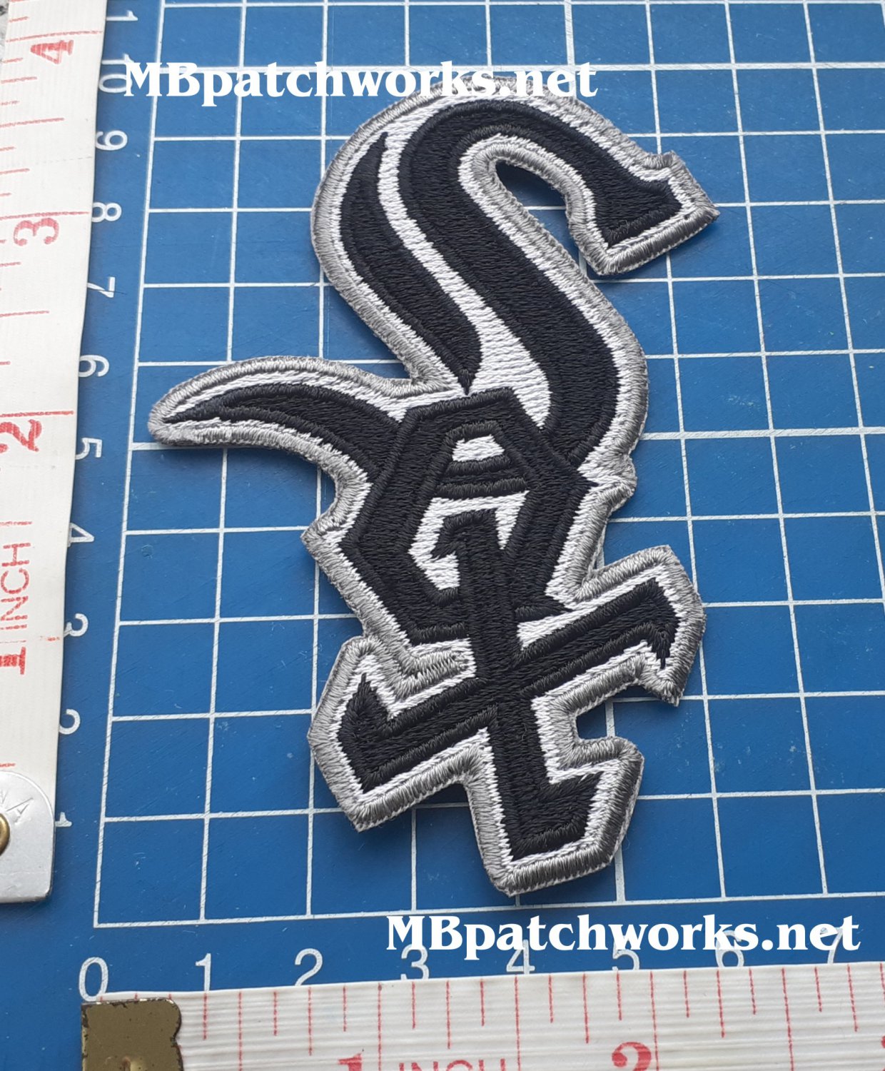 Chicago White Sox Logo Patch MLB Baseball USA Sports Emblem Jersey sew on embroidery patches