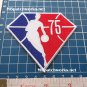 NBA 75th Anniversary Logo Patch National Basketball Association USA Sports Emblem