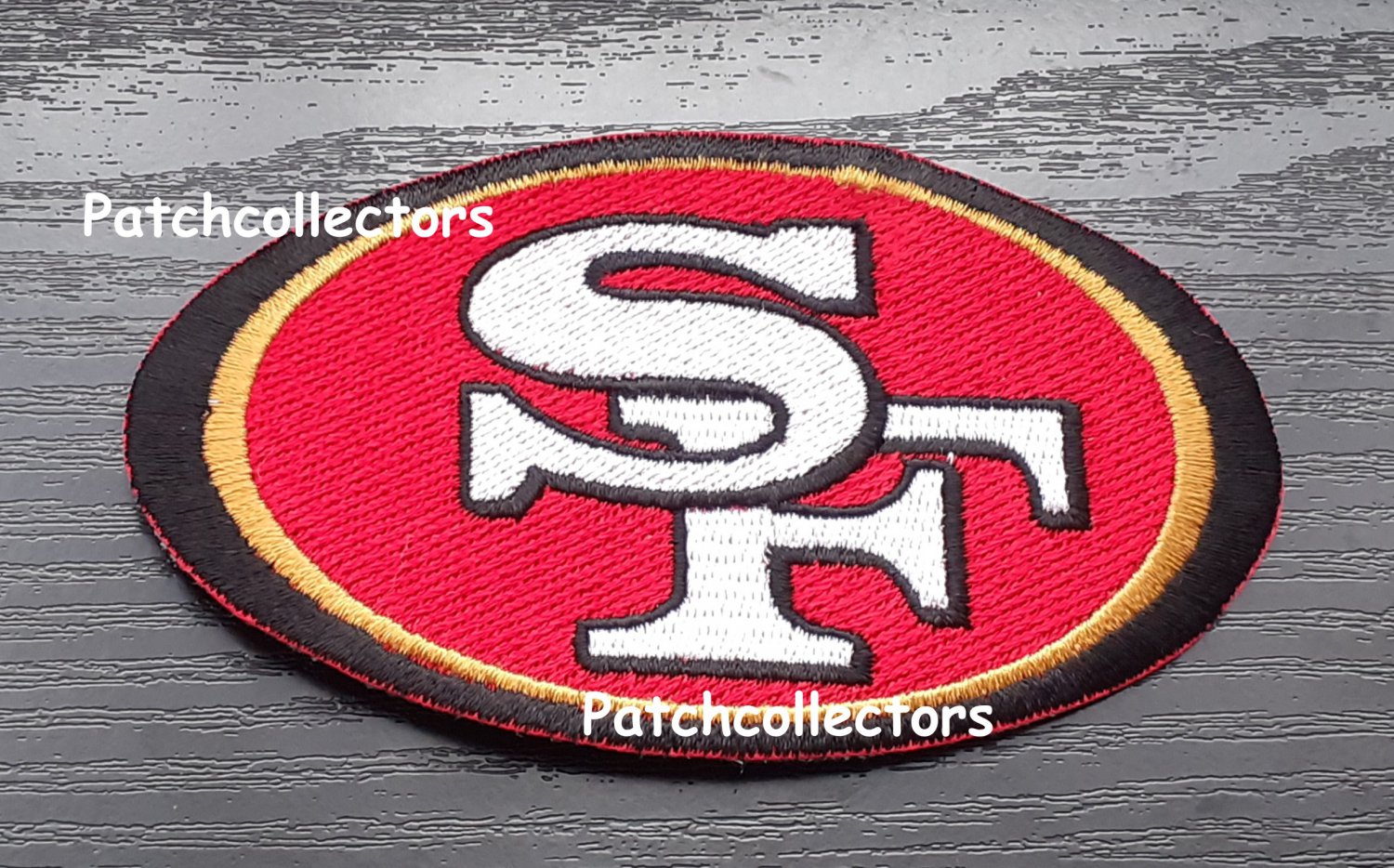 SAN FRANCISCO 49ers NFL SUPERBOWL FOOTBALL LOGO PATCH JERSEY SEW ON EMBROIDERY