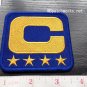 Los Angeles Rams Captain C Patch Logo 2022 Superbowl LVI 56th Champions 4 star yellow/gold