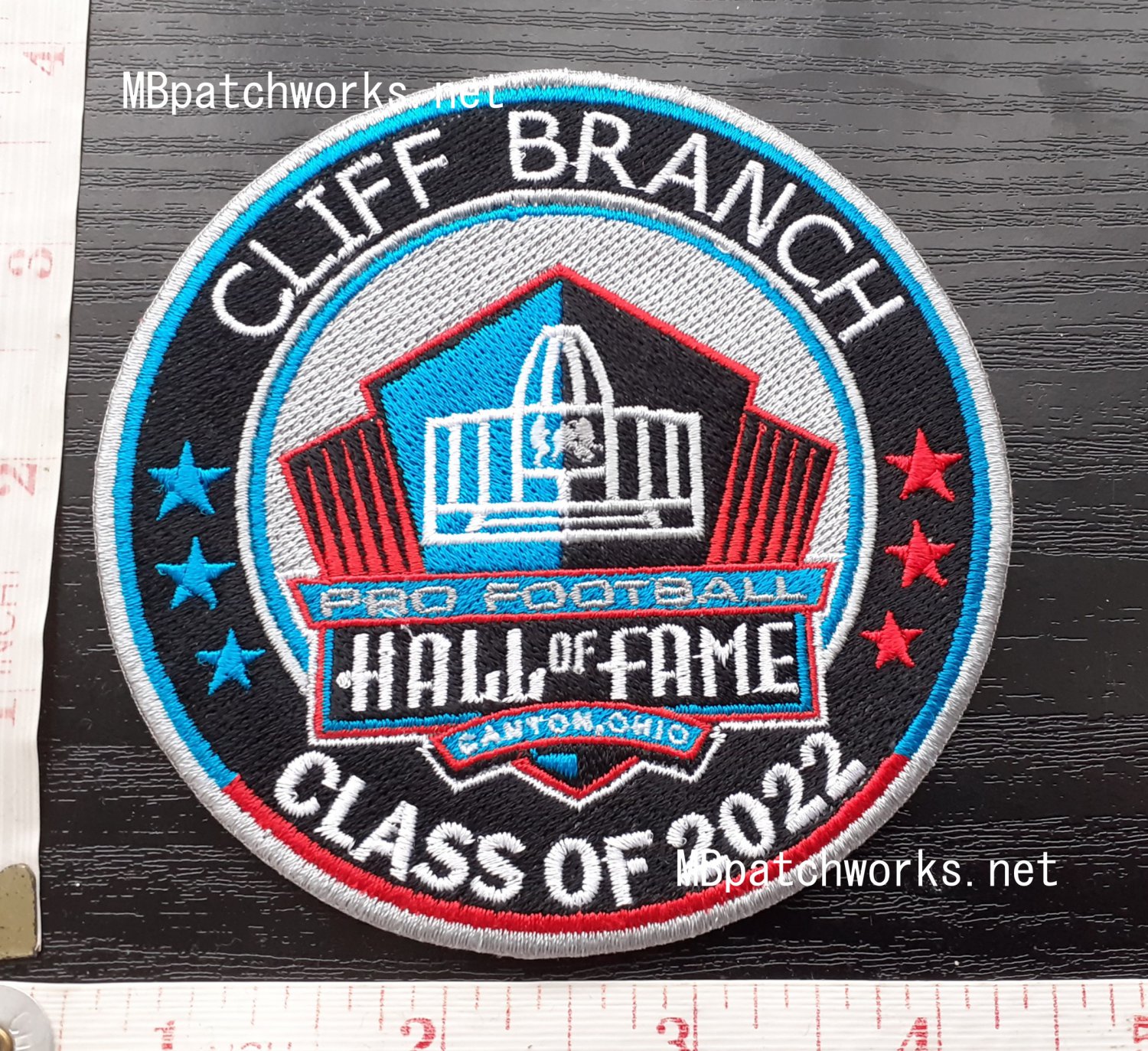 Class of 2022 Hall of Fame cliff Branch Logo Patch NFL Football Emblem