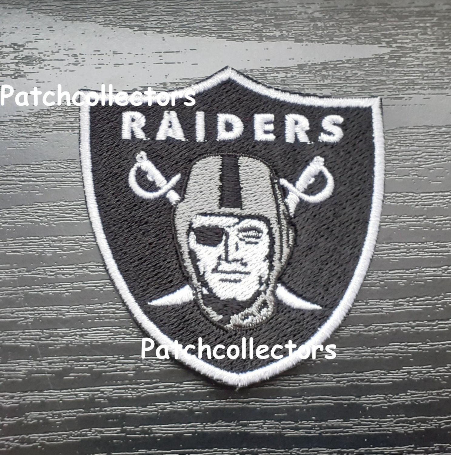 Oakland Raiders 2.56" mini logo patch NFL Football sew on jersey
