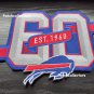 Buffalo Bills 60th Anniversary Logo Patch Huge 10"(25cm) NFL Football USA Sports Superbowl