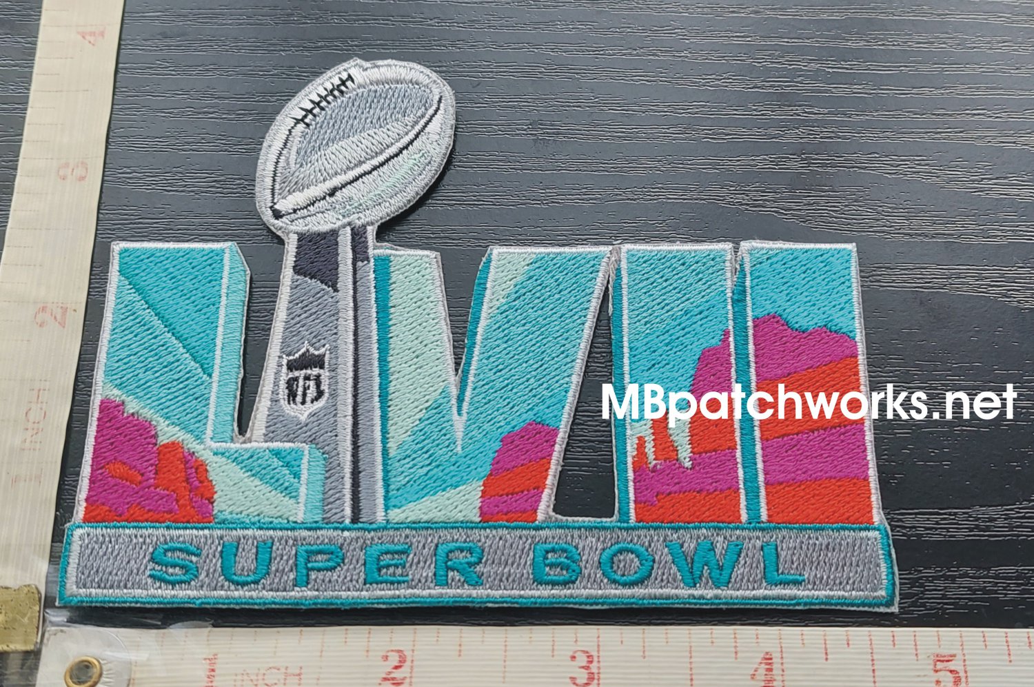 Superbowl Super Bowl LVII SB 57 12.02.2023 State Farm Stadium AZ Logo Patch sew