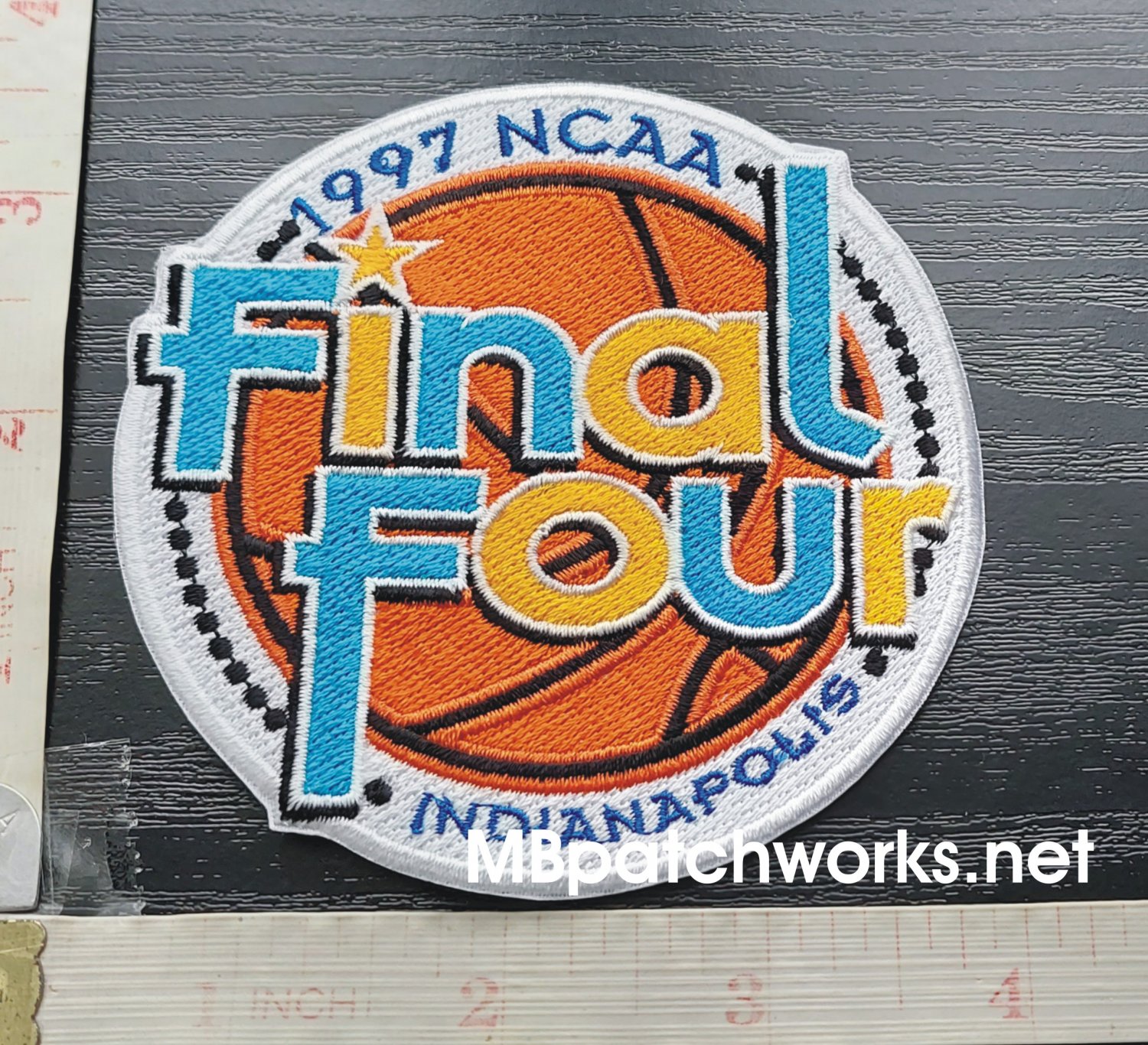 1997 NCAA Men's Final Four Logo Patch Basketball Jersey sew on