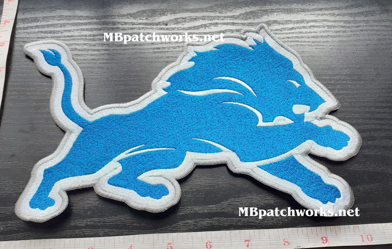 NFL Football Detriot Lions Huge Logo Patch 9" USA Sports superbowl emblem Jersey
