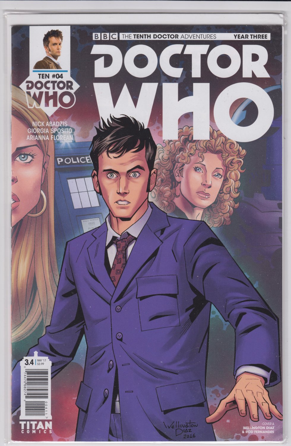 Title: DOCTOR WHO: THE TWELFTH DOCTOR YEAR TWO 14 Titan comics 2017 Claudia Caranfa  cover