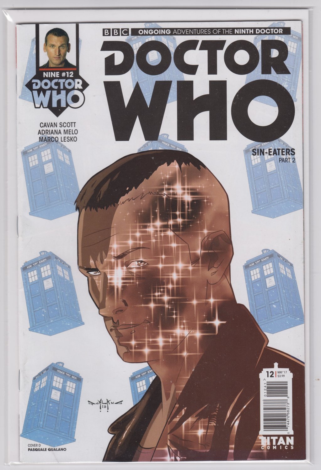 Title: DOCTOR WHO: THE NINTH DOCTOR 12 Titan comics 2017 Pasquale Qualano   cover