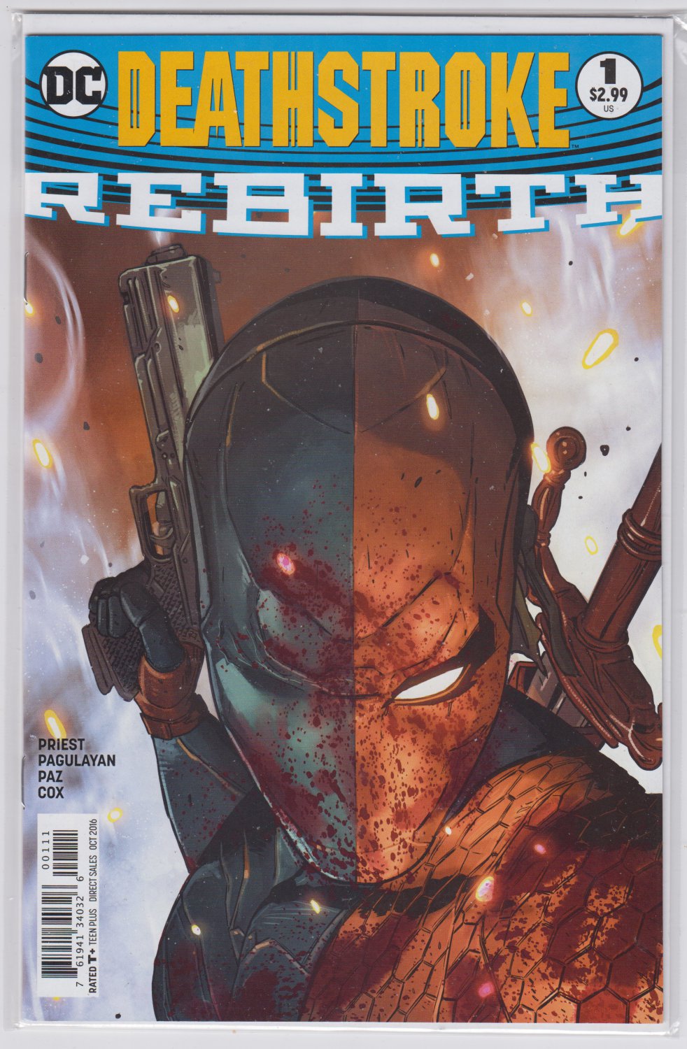 DEATHSTROKE: REBIRTH 1 DC Comics 2016