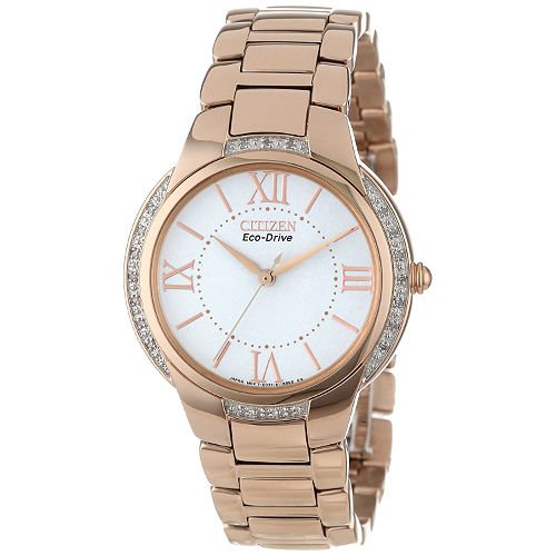 Citizen Women's Ciena Eco-Drive Rose Gold-Tone Watch