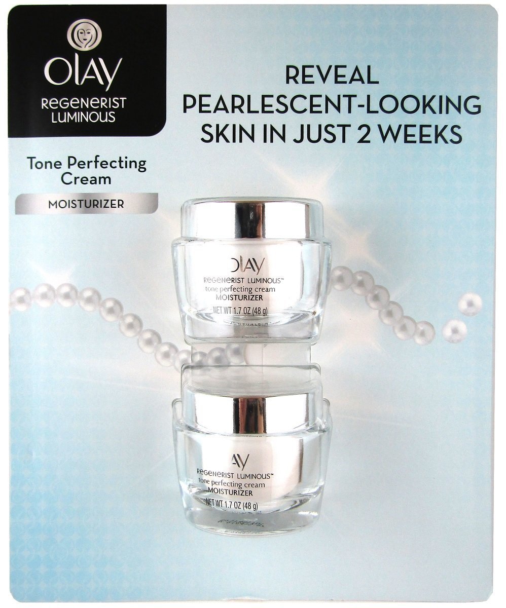 Olay Regenerist Luminous Tone Perfecting Cream 1.7oz, 2 Pack