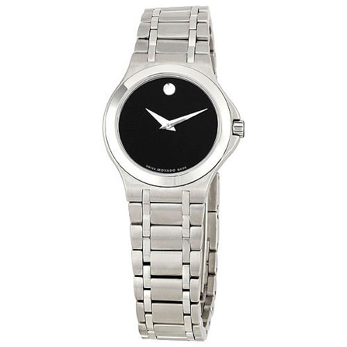 Movado Women's Portfolio Watch (Silver-ToneBlack)