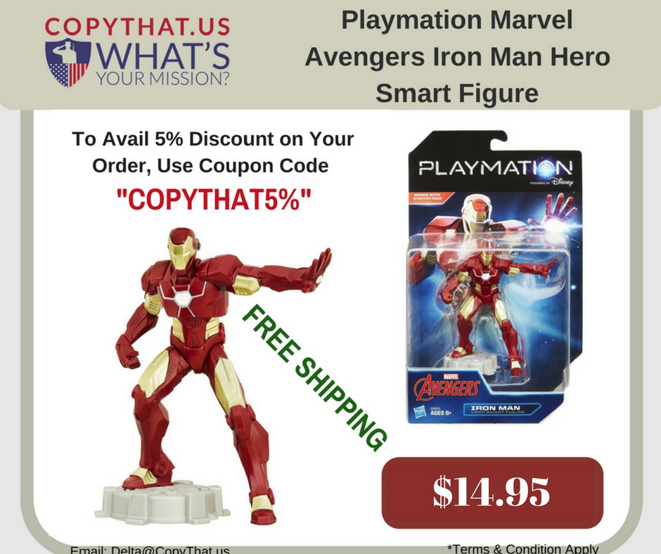 Playmation Marvel Avengers Iron Man Hero Smart Figure