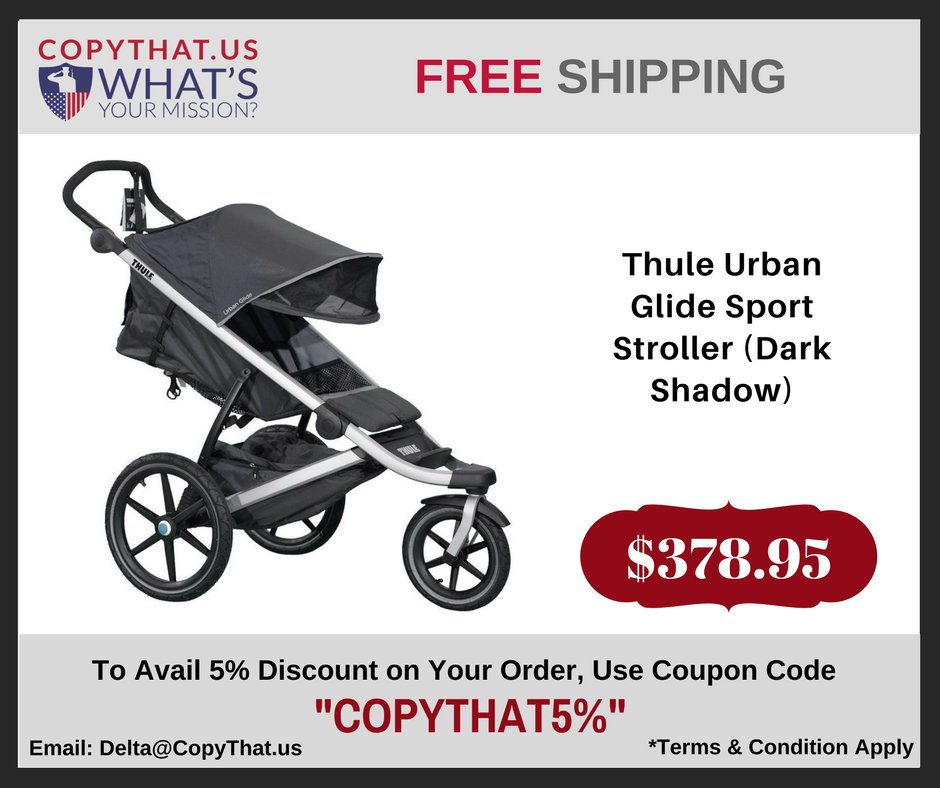 Thule Urban Glide Sport Stroller (Dark Shadow)